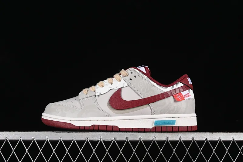 All Categories Nk SB Dunk Series Nk SB Dunk Low Low-top sneakers Nk Dunk Low Panda Prank Year of the Dragon limited team red SB low-top casual sneakers DD1391-601